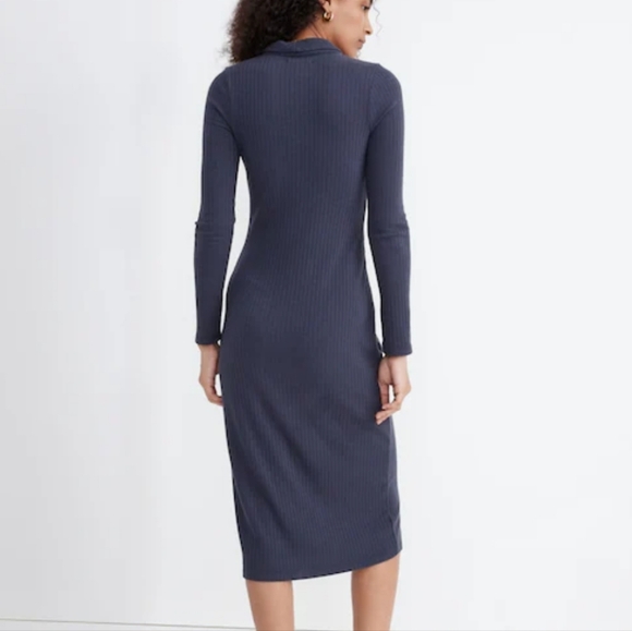 Madewell Button-Front Midi Shirtdress - Picture 5 of 9